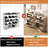 Fluted Shoe Storage Cabinet With 2 Flip Drawers