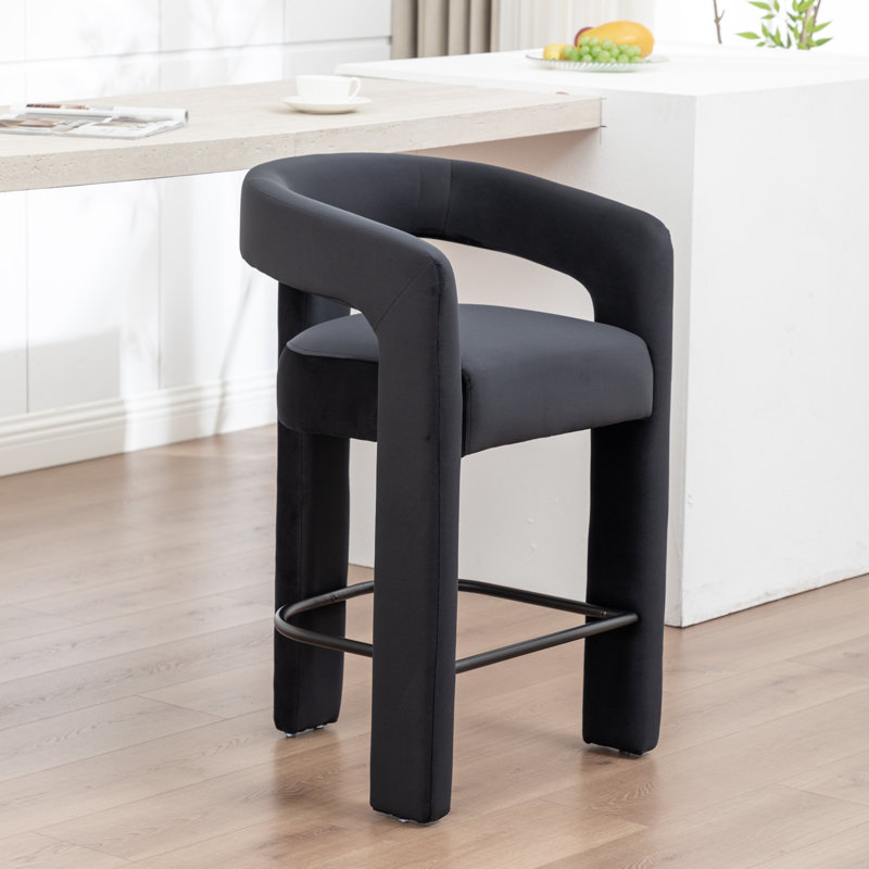 Tabouret de comptoir, Noir