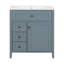 Meuble-lavabo élégant 30 "avec comptoir d'évier-131248739