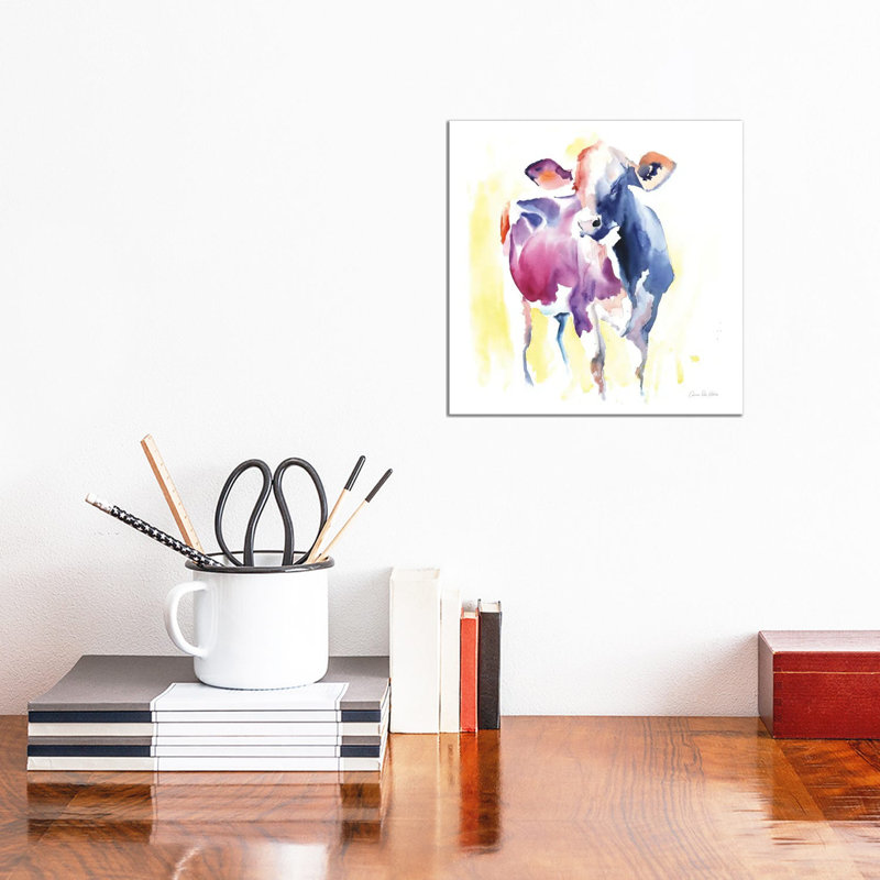 Holstein III by Aimee Del Valle - Wrapped Canvas Print, 30.48 cm H x 30.48 cm W x 1.91 cm D