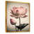 Toile avec cadre flottant or