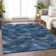 Premium Machine Washable Prisco Blue Rug