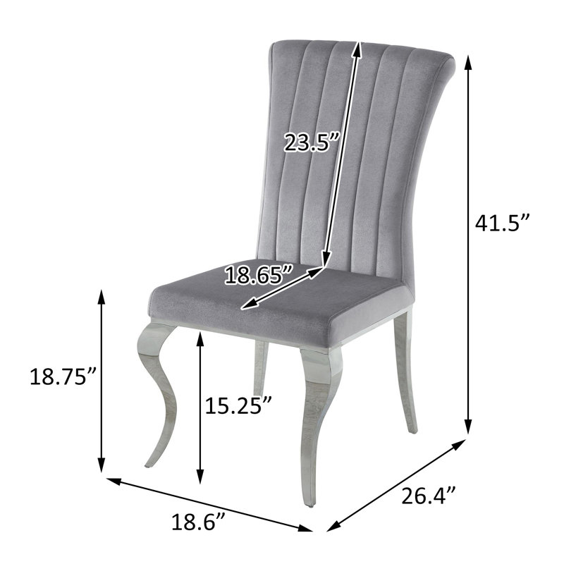 Ensemble repas pour 4 personnes Khrysta, Gris