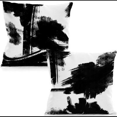 Black And White Pillow Covers