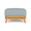 Alpine Rectangle Outdoor Teak Ottoman Patio Ottoman-350651379