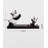 Kahmila Tabletop Wine Bottle Rack Black