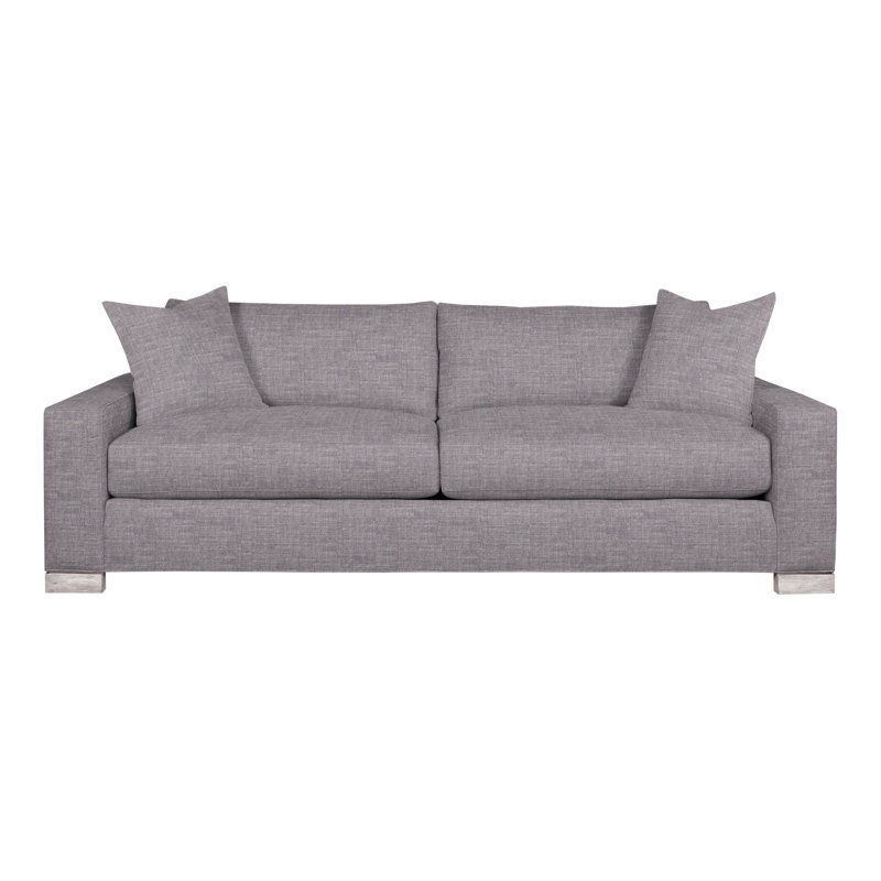 Canapé Claremont, Gris colombe, Chenille nomade ardoise Crypton®