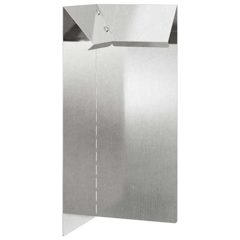 25 cm H x 10 cm W Stainless Steel