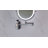 Vanna Metal Round LED Lighted Magnifying Wall Mounted Bathroom Vanity Makeup Mirror, Nickel-1434010237-1415188141