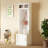 Minimalist Slim Hall Tree With Cabinet & 6 Hanging Hooks, Multi-Functional Storage Bench With Coat Rack, Elegant Foyer Cabinet For Hallway, Living Room-1863828285