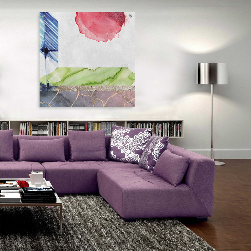 «Earth Glows 2» par Louis Duncan-He, art mural en verre acrylique, H 36 po x l 36 po x P 0,2 po