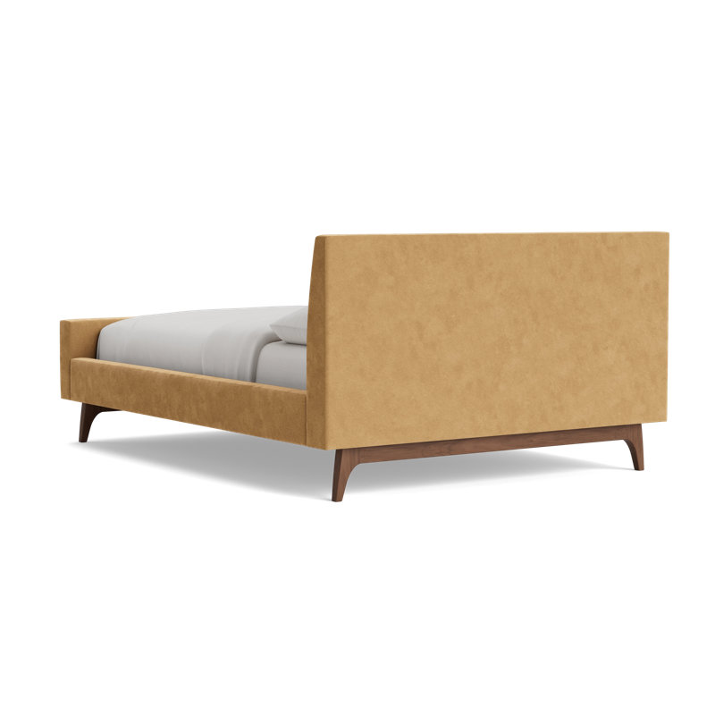 Tyler Bed, Full / Double, Performance Velvet - Nutmeg