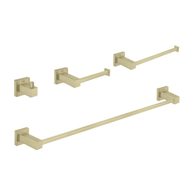 Cube 4 - Piece Bathroom Hardware Set