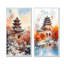 Ensemble de 2 décorations murales chinoises Pékin-102575930-102575933