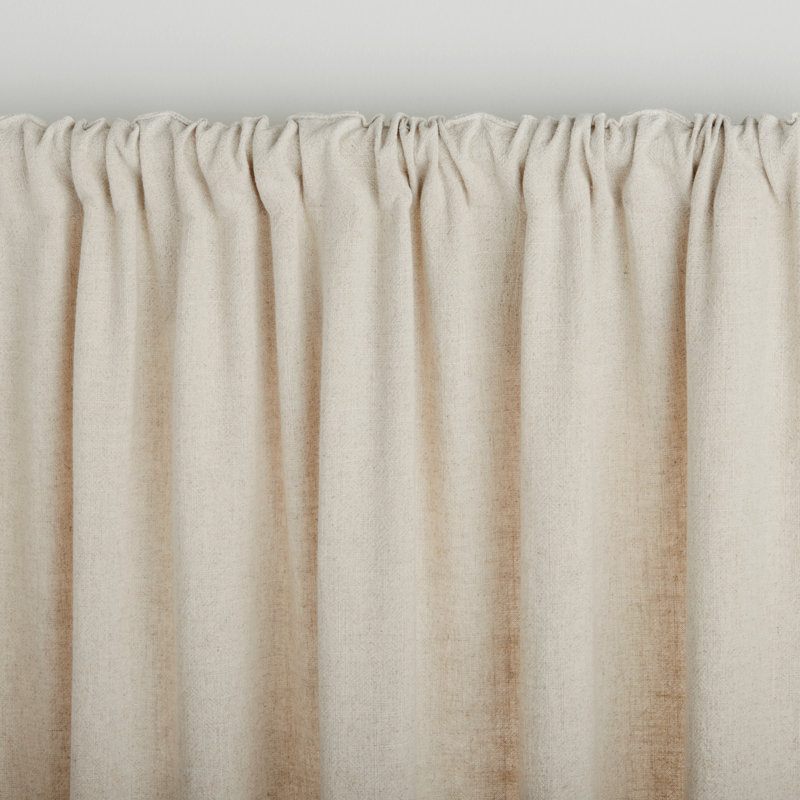 Vincenzo Semi Sheer Single Curtain Panel, 54" W x 96" L