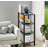 4-Tier Tall Wooden Bookshelf, Space-Saving Bookcase For Small Spaces, Industrial Modern Design For Living Room, Office, Bedroom, Sturdy Storage Shelf With Wide Solid Wood Pillars-104230173