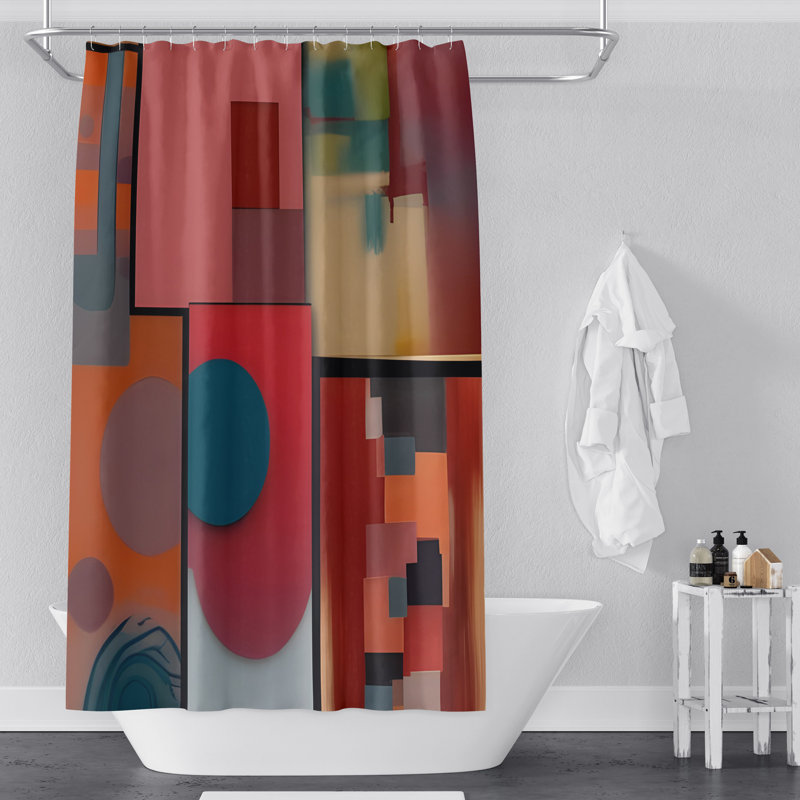 Rideau de douche Cristalle, H 72 po x l 70 po