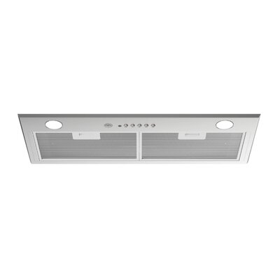 30"" 560 CFM Ducted Insert Range Hood in Stainless Steel with Nightlight -  Bertazzoni, KIN30XV