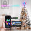 Décoration pour sommet de sapin de Noël, étoile de Noël lumineuse de 9 po avec 20 modes d'éclairage à DEL changeant de couleur alimenté par USB avec télécommande polyvalente pour décorations de Noël