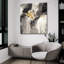 «Sparkle Abstract 3 Bwg» par Silvia Vassileva, art mural en verre acrylique-345814269