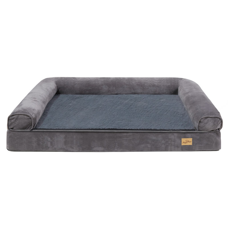 Dog Couch Bolster, 4.7" H x 53" W x 39.3" D