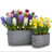 French Country Style Oval Planters, Set Of 2