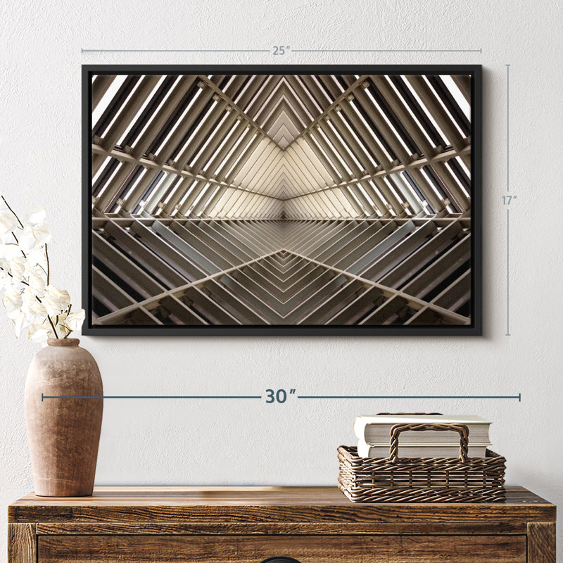 Mirror Image Architecture Canvas Print, 17" H x 25" W