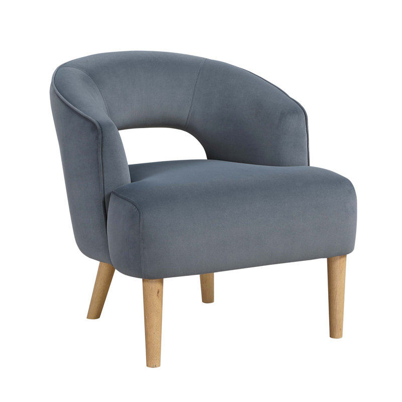 Fauteuil d'appoint Luxury Home, Gris foncé