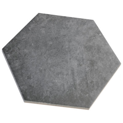 Heritage Hex 7" x 8" Porcelain Stone Look Wall & Floor Tile