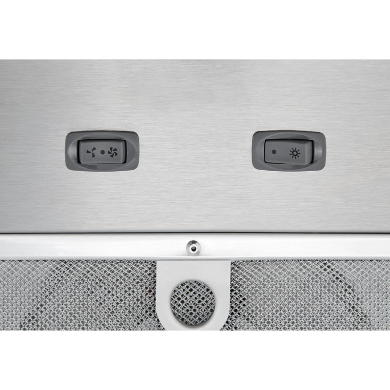Hotte encastrable 21,37 po 300 CFM en acier inoxydable