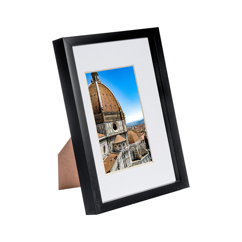 6" x 8" Plastic Box Frame, Black