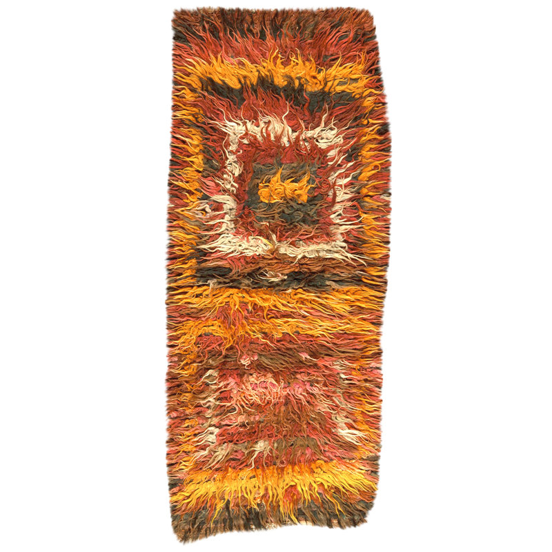 High-Quality Hand-Knotted Rust And Multi Area Rug