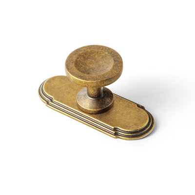 1.2" Diameter Circle Knob With Backplate(G014)