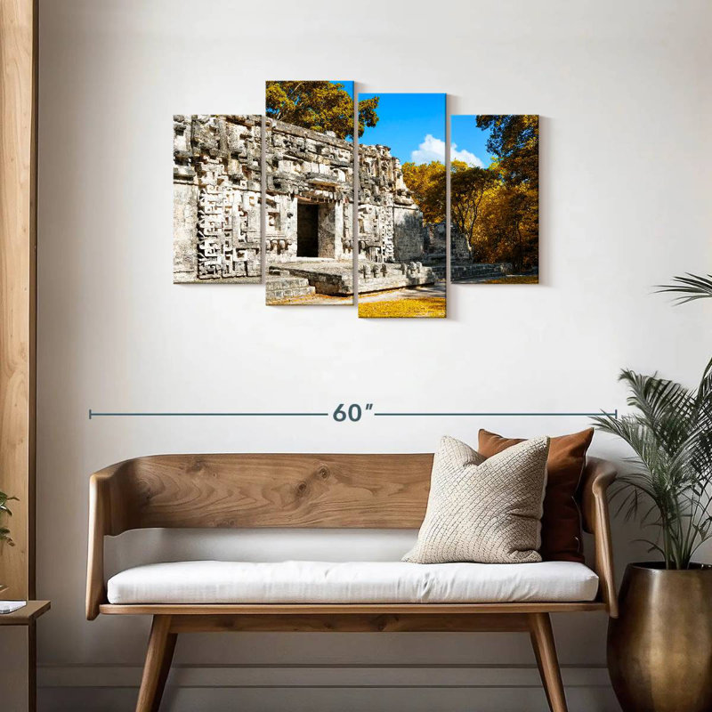 Vanna Hochob Mayan Pyramids, 27" H x 43" W