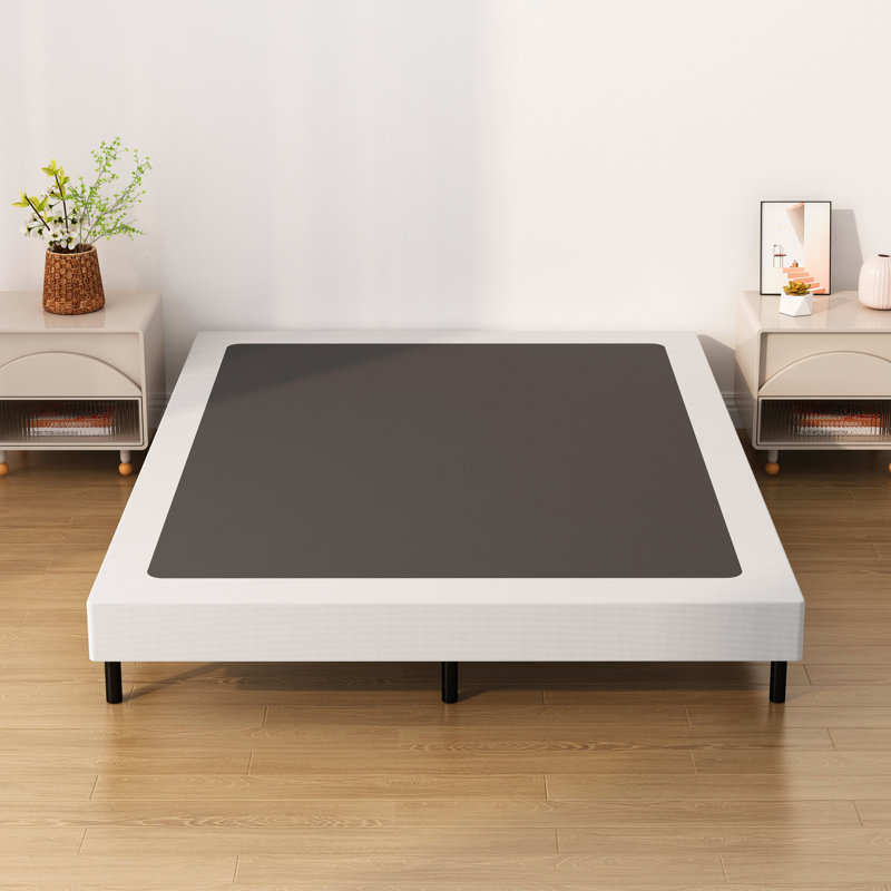 Metal Box Spring with Fabric Cover-Multiple Sizes, Standard Profile (7"), Queen