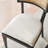 Solid wood ash rattan dining table set-108068403