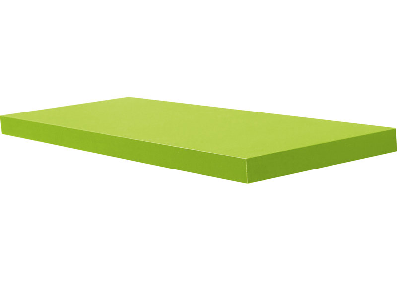 MountMartin Image Bar, Green, 3.8cm H x 23.5cm W x 23.5cm D
