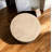 16" Natural Distressed Solid Wood Round End Table-743659523