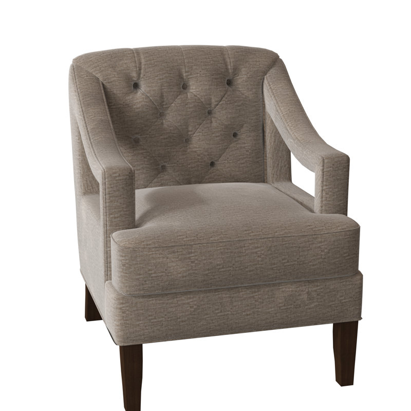 Fauteuil 26 po, Gris Flannery, Café