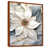 Toile avec cadre flottant brun