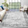 Machine Washable Rug Oriental Non-Slip Area Rug for Living Room Low-Pile Rug Indoor Floor Cover for Bedroom Dining Room Hallway Kitchen Office