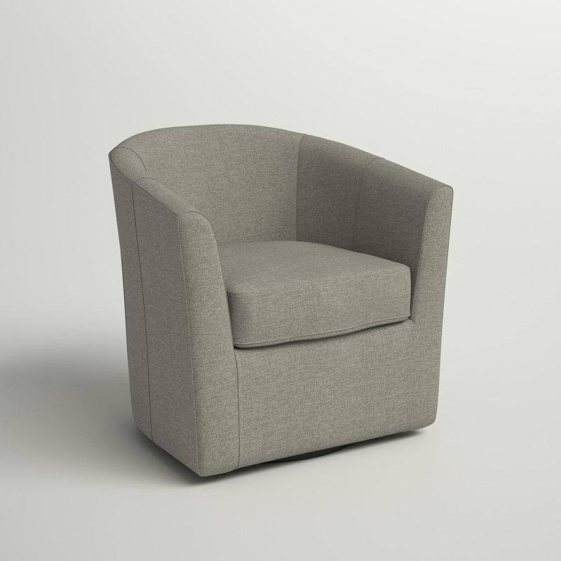 Fauteuil demi-tonneau pivotant 31 po Hansell, Quartz performant