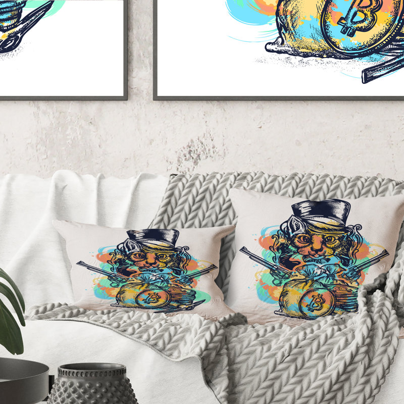 Reversible Throw Pillow