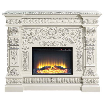 Foyer Vanaheim, finition blanc antique