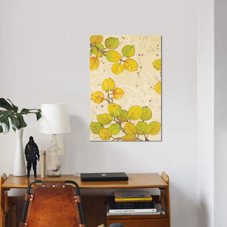 « turning i », impression sur toile, H 26 po x l 18 po x P 1,5 po, Pas de tapis, Toile tendue