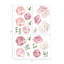 Adhésif décoratif pivoine Wanette-838983734