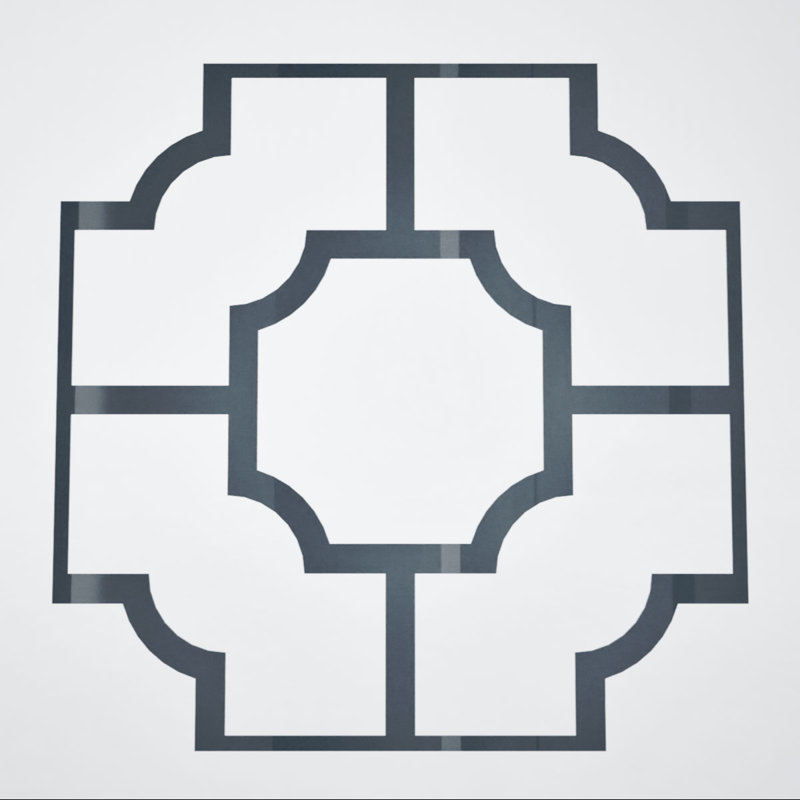 Panneaux de plafond décoratifs en acrylique 66, l 66 7/8 po x H 66 7/8 po x T 1/8 po, gris foncé Bradley, Gris foncé