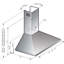36" 1000 CFM Convertible Wall Mount Range Hood in Stainless Steel-122781796