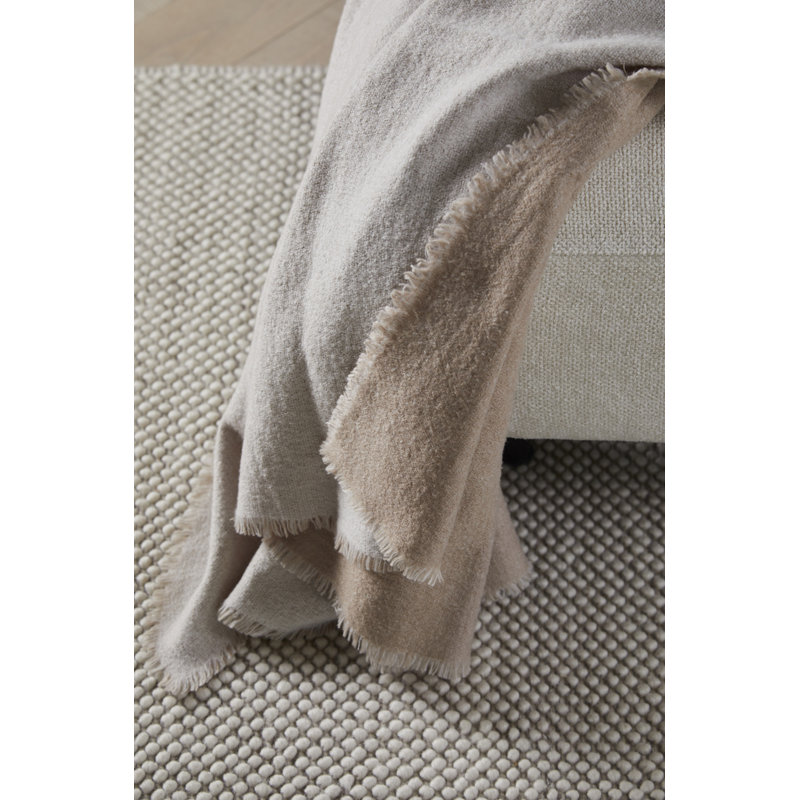 Off White Tact Rug, Rectangle 5'5" x 7'8"