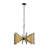 Machina Chandelier - Matte Black/Sulihiya - 24"W x 21.75"H